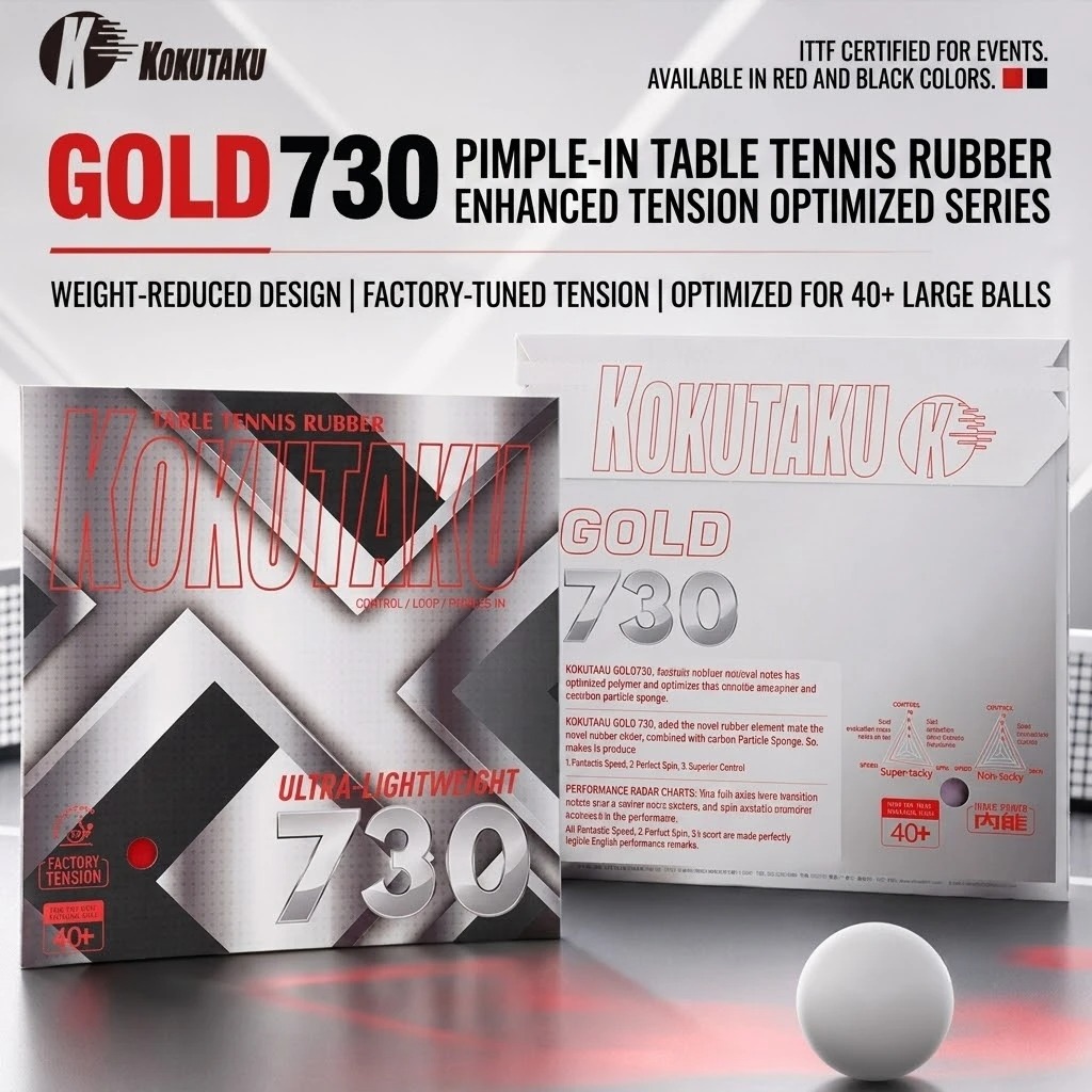 Table Tennis Rubber - Goma para Raqueta de Tenis de
