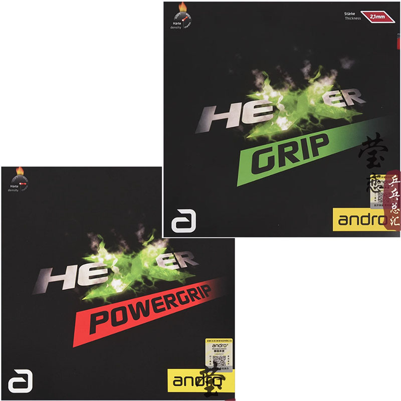 Andro HEXER GRIP goma de tenis - Table Tennis Rubber reseña y precio
